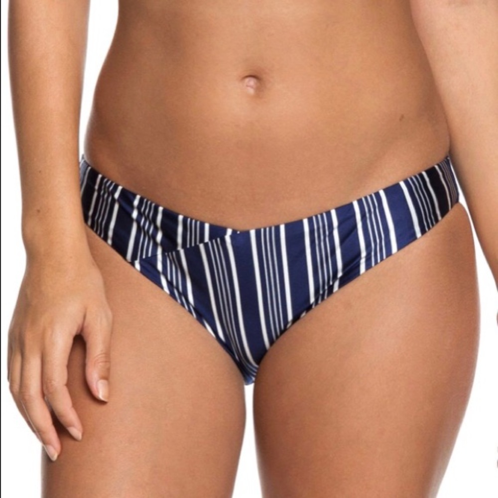 🌊Roxy Urban Waves Moderate Bikini Bottoms striped - Picture 2 of 3